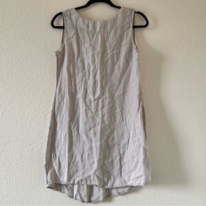 Bellambia Made In Italy Women Dress XSmall Crochet Shift Dress Beige High Low